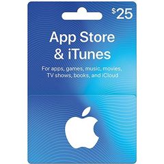 Thẻ iTunes Gift Card 25$ - US (Thẻ Cứng)