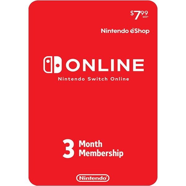 Thẻ Nintendo Switch Online 3 Tháng - US