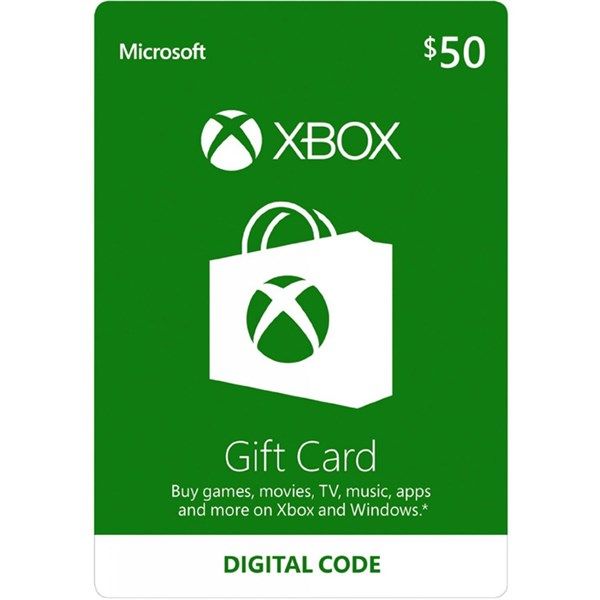 Thẻ Xbox Gift Card 50$ - US