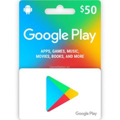 Thẻ Google Play Gift Card 50$ - US