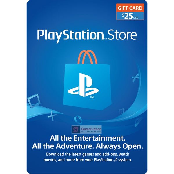 Thẻ PSN Gift Card 25$ - US