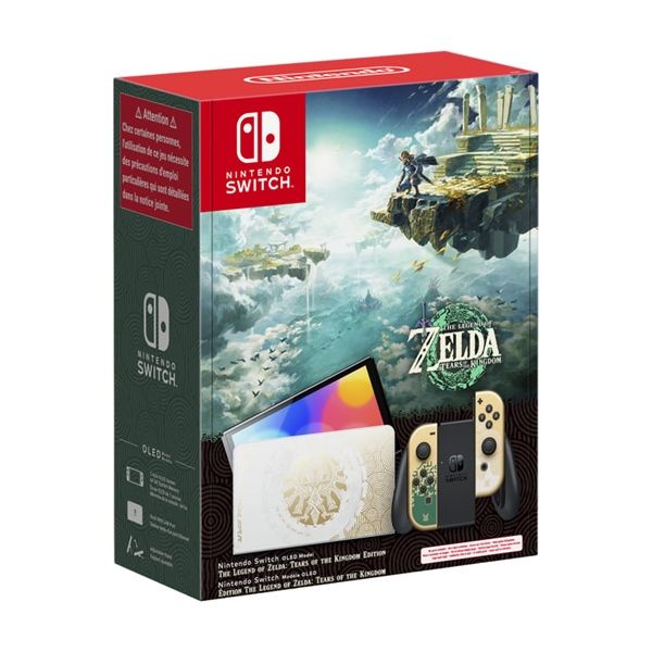 Máy Nintendo Switch OLED Zelda Tear Of The Kingdom MOD CHIP 2nd (Cũ) + Thẻ 256GB