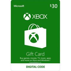 Thẻ Xbox Gift Card 30$ - US