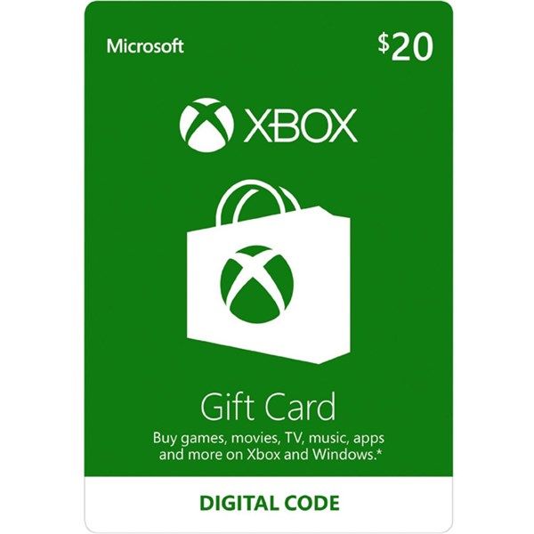 Thẻ Xbox Gift Card 20$ - US