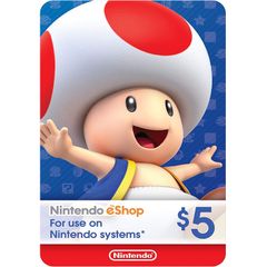 Thẻ Nintendo eShop 5$ - US