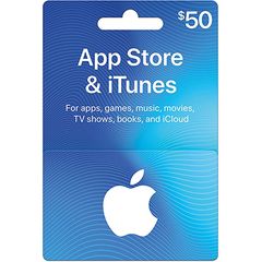 Thẻ iTunes Gift Card 50$ - US (Thẻ Cứng)