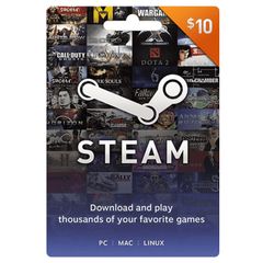Thẻ Steam Wallet 10$ - US
