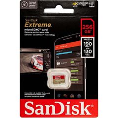 Thẻ Nhớ MicroSDXC SanDisk Extreme V30 A2 256GB 190MB/s