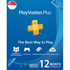 Thẻ Playstation Plus 12 Tháng - Singapore