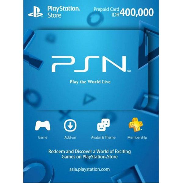 Thẻ PSN Gift Card 400,000Rp - indonesia