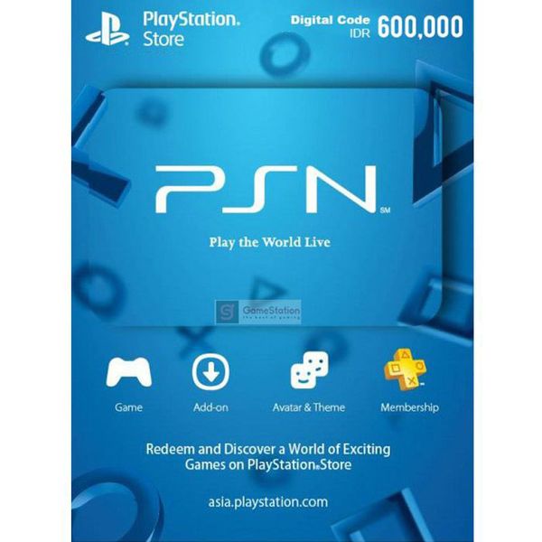 Thẻ PSN Gift Card 600,000Rp - indonesia