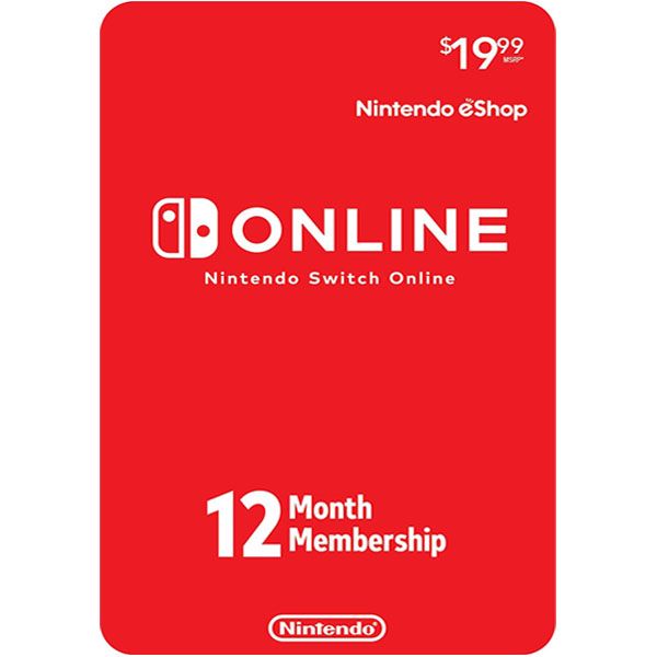 Thẻ Nintendo Switch Online 12 Tháng - US