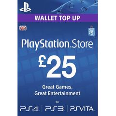 Thẻ PSN Gift Card 25 GBP - UK