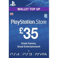 Thẻ PSN Gift Card 35 GBP - UK