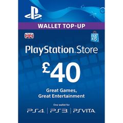 Thẻ PSN Gift Card 40 GBP - UK