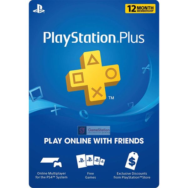 Thẻ PlayStation Plus 12 Tháng - US