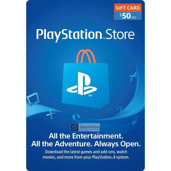 Thẻ PSN Gift Card 50$ (25$ x2) - US