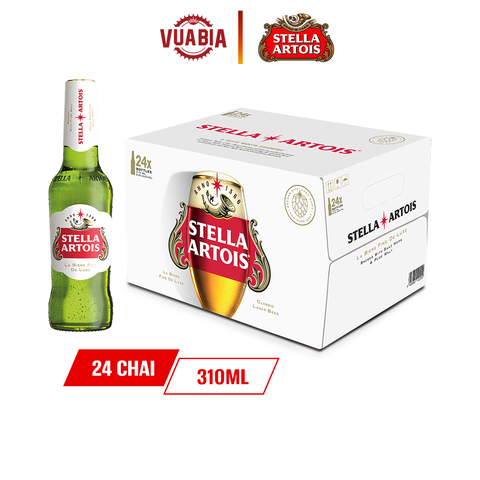 [FREESHIP] Bia Stella Artois Thùng 24 Chai 310ml.