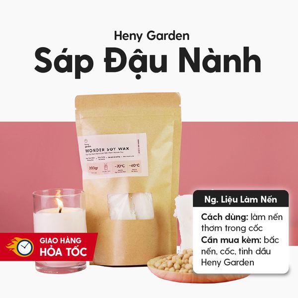 Sáp Đậu Nành Làm Nến Thơm Wonder Soy Wax