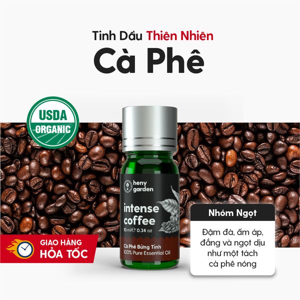 Tinh Dầu Cà Phê (Coffee Essential Oil) Heny Garden