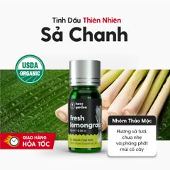 Tinh Dầu Sả Chanh (Fresh Lemongrass Essential Oil) Heny Garden