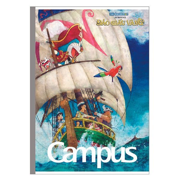 Tập Sinh Viên 4 Ly Ngang Campus Doraemon Nobita's Treasure Island 2 (200 Trang)