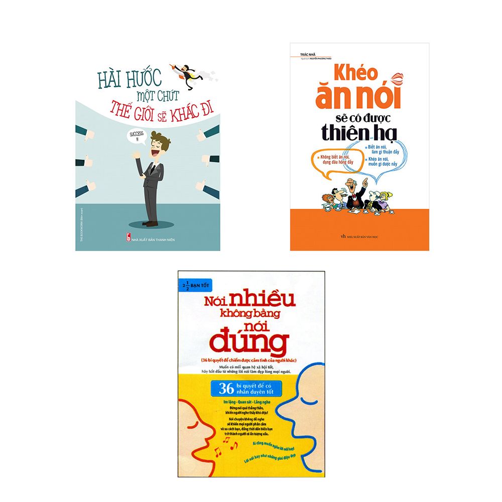 Combo Kỹ Năng Giao Tiếp Thành Công (Bộ 3 Cuốn)
