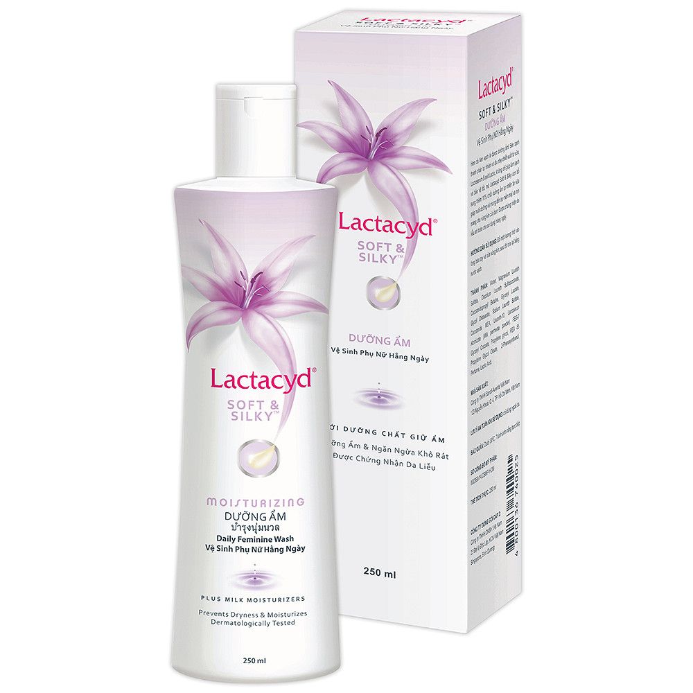 Dung Dịch Vệ Sinh Phụ Nữ Lactacyd Soft & Silky (250ml)