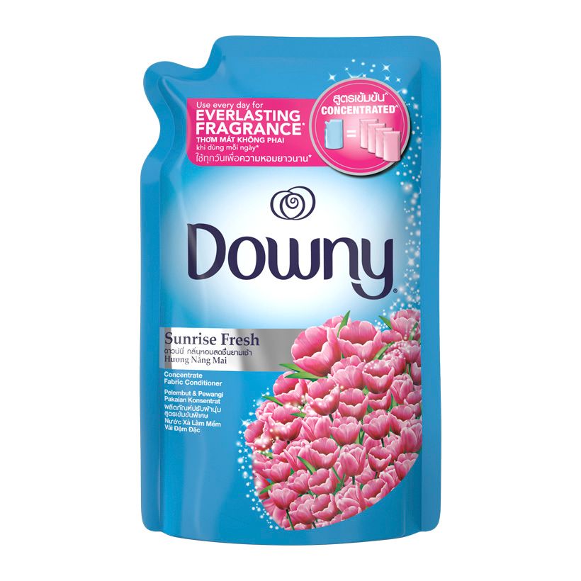 Downy Nước Xả Làm Mềm Vải Đậm Đặc - Hương Nắng Mai (Dạng Túi ) (1.6L)