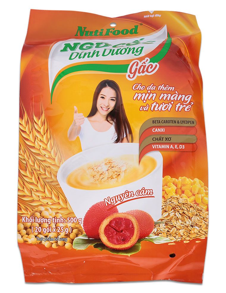 Ngũ Cốc NutiFood Ngũ Cốc Dinh Dưỡng Gấc (500g)