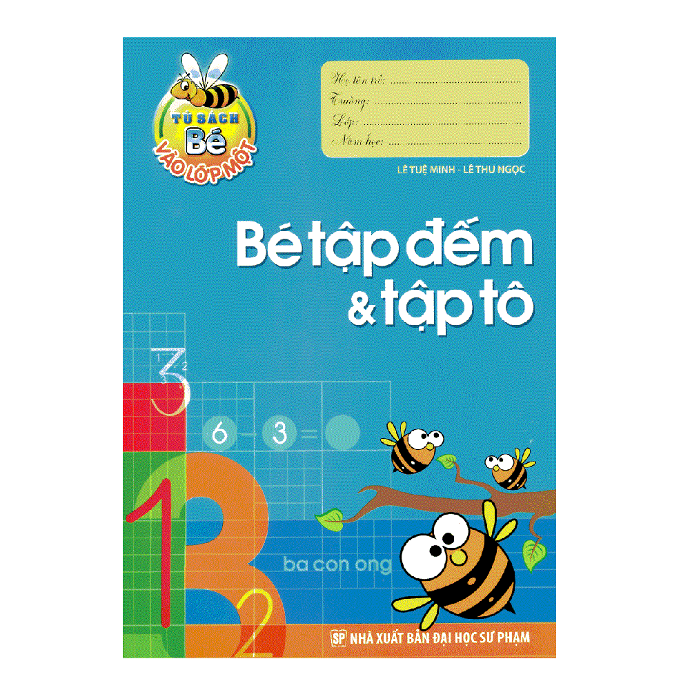 Bé tập đếm & tập tô