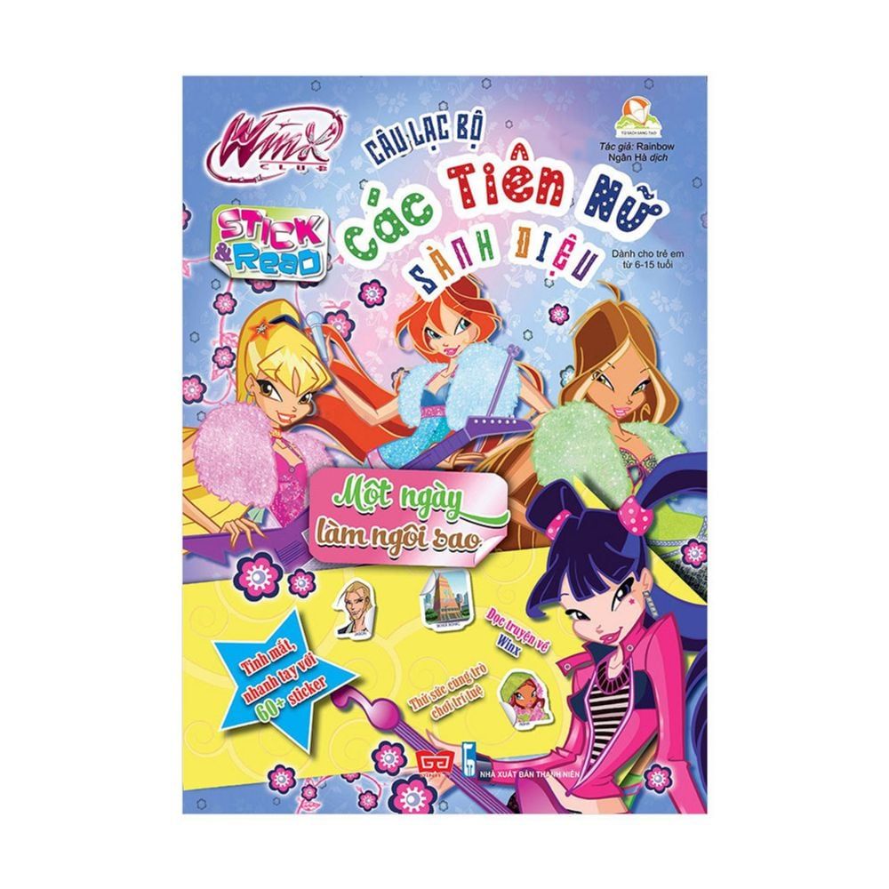 Winx club (stick and read) - một ngày làm ngôi sao