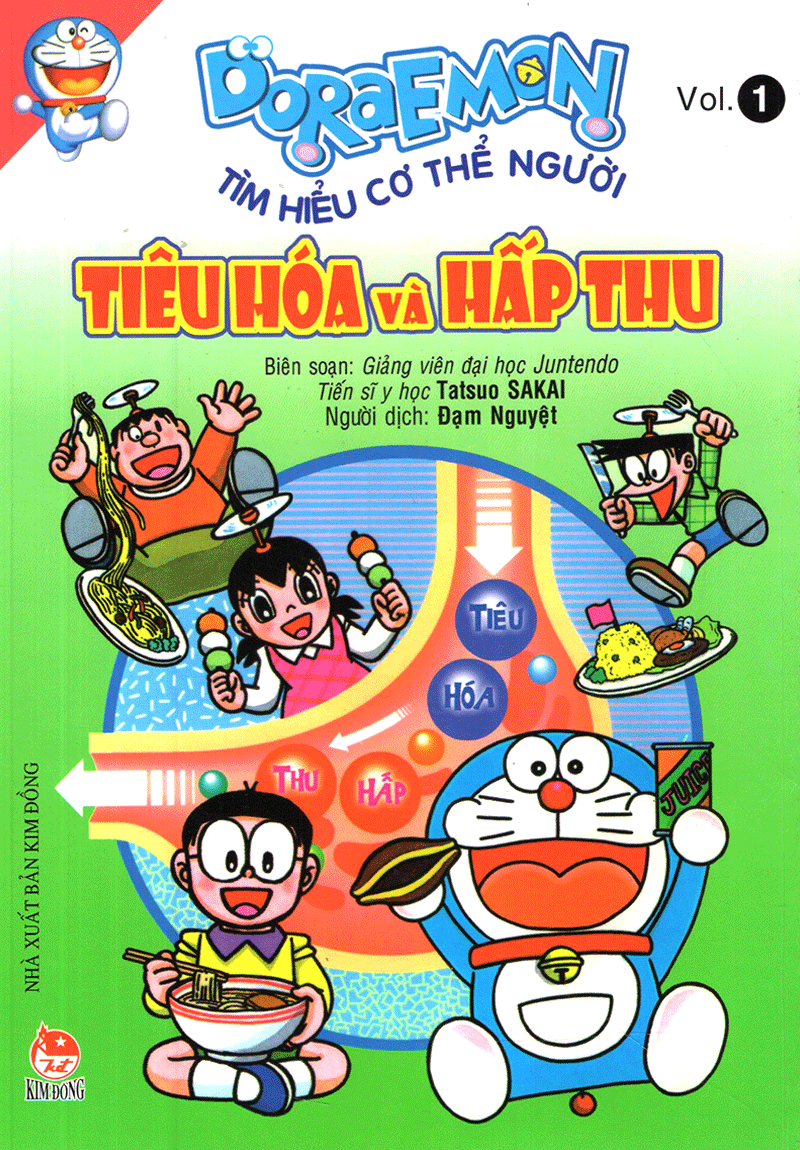 Doraemon Tìm Hiểu Cơ Thể Người - Vol 1 Tiêu Hóa Và Hấp Thụ