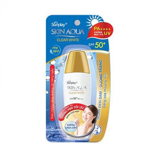 Sữa Chống Nắng Dưỡng Da Trắng Mịn SunPlay Skin Aqua SPF50+PA++++