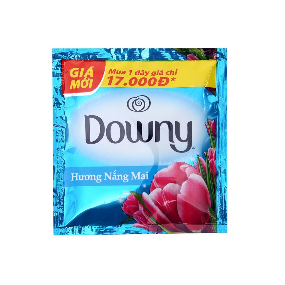 Dây Nước Xả Vải Downy - Hương Nắng Ban Mai (10 Gói x 20 ml)