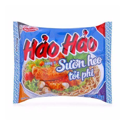 Mì Tôm Hảo Hảo - Hương Vị Sườn Heo Tỏi Phi - Gói 73g