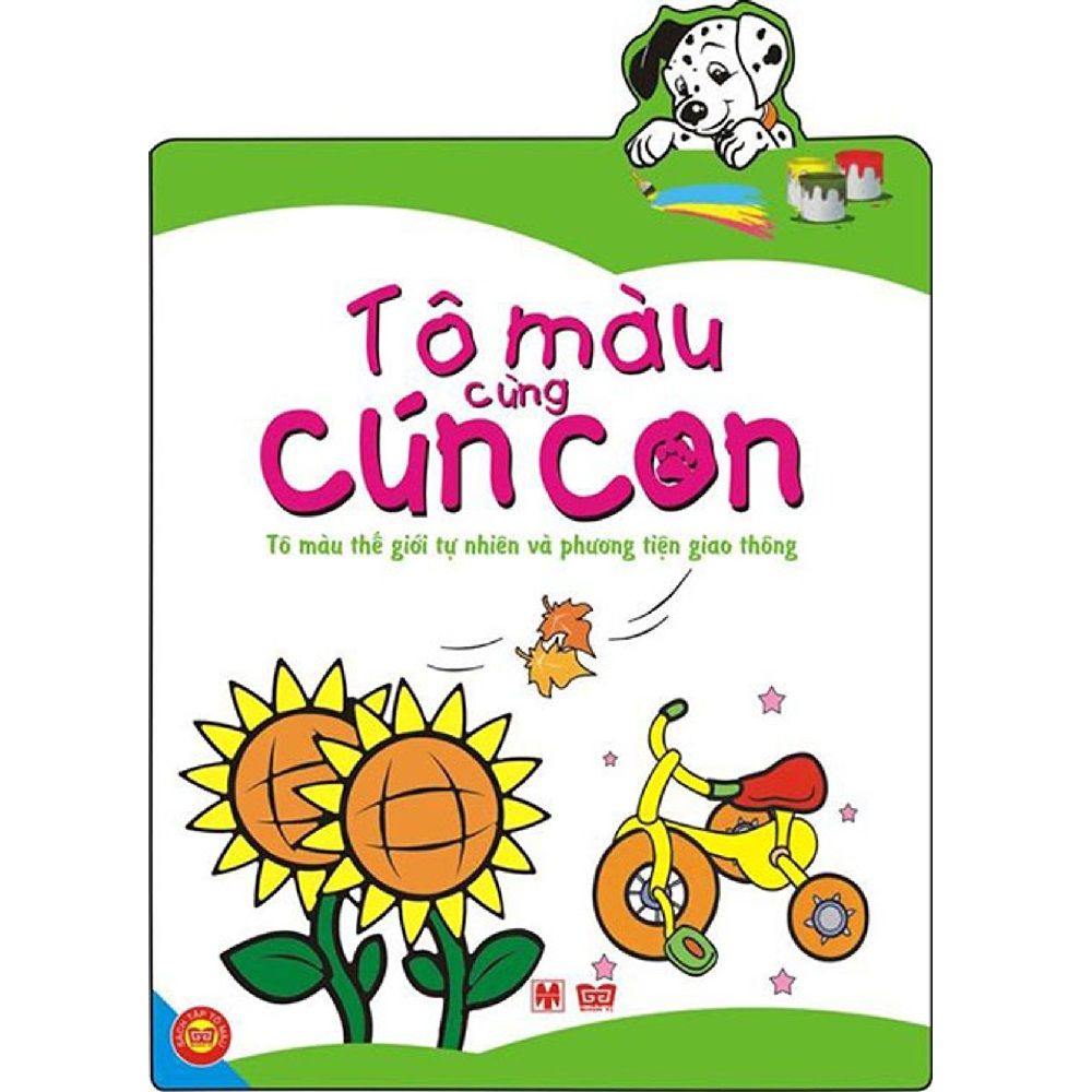 Tô Màu Cùng Cún Con - Tô Màu Thế Giới Tự Nhiên Và Phương Tiện Gia Thông
