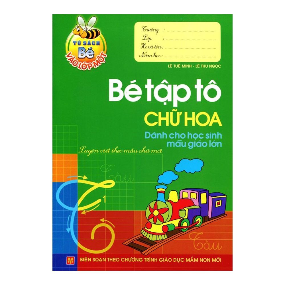 Bé tập tô chữ hoa