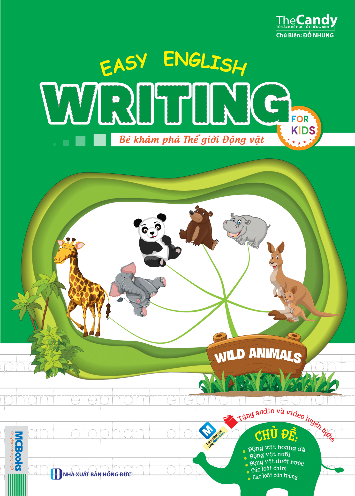 Easy english writing for kids - bé khám phá thế giới động vật
