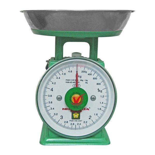 Cân Đồng Hồ Lò Xo Nhơn Hòa 5 Kg