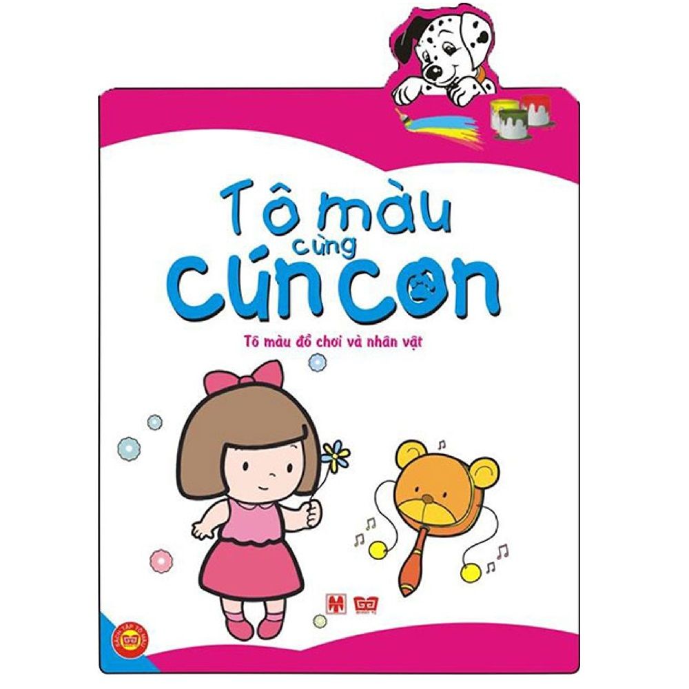 Tô Màu Cùng Cún Con - Tô Màu Đồ Chơi Và Nhân Vật
