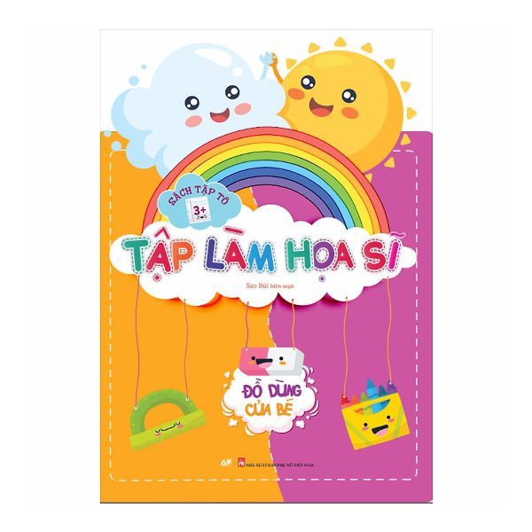 Túi Sách Tập Làm Họa Sĩ - Sách Tập Tô Màu Cho Bé Từ 3 Tuổi (6 Cuốn)