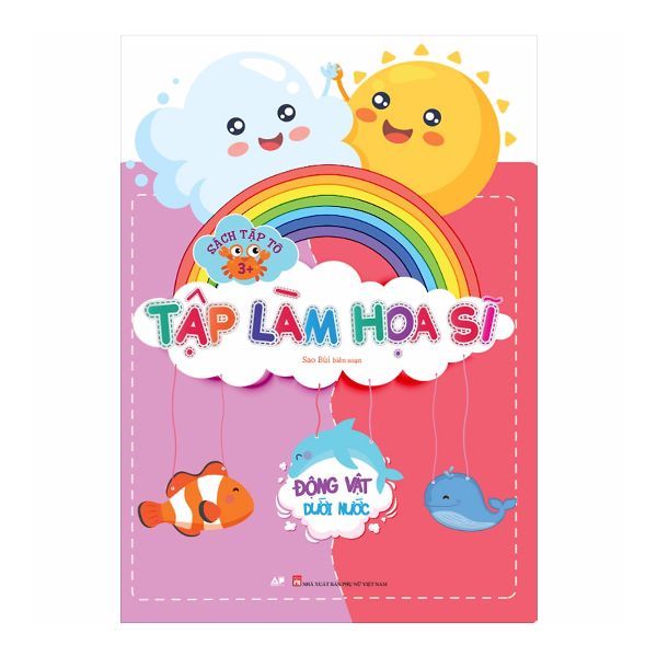 Túi Sách Tập Làm Họa Sĩ - Sách Tập Tô Màu Cho Bé Từ 3 Tuổi (6 Cuốn)