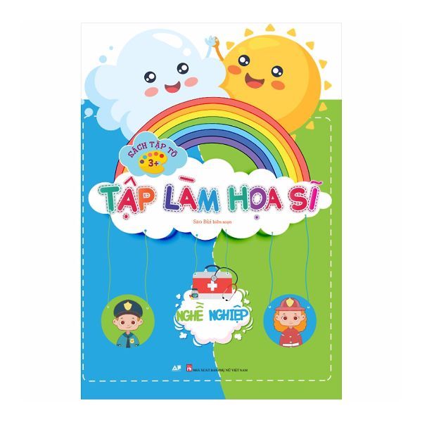 Túi Sách Tập Làm Họa Sĩ - Sách Tập Tô Màu Cho Bé Từ 3 Tuổi (6 Cuốn)