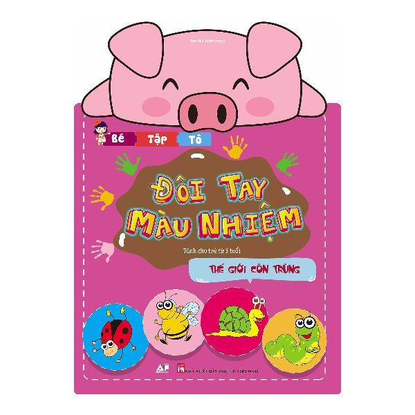 Túi Sách Đôi Tay Nhiệm Màu - Sách Tập Tô Màu Cho Bé Từ 3 Tuổi (6 Cuốn)