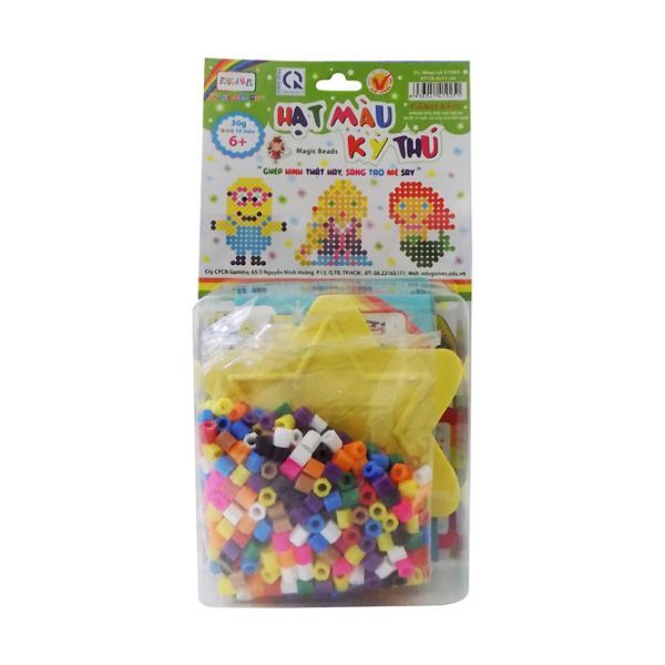 Đồ Chơi Hạt Màu Kì Thú Edugames 10 Màu (30g)