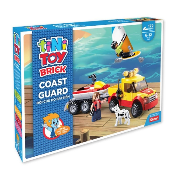 YY686853 Đồ chơi lắp ráp đội cứu hộ bãi biển Tinitoy