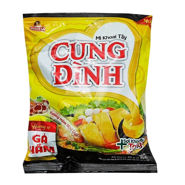 Mì Gói Khoai Tây Cung Đình - Hương Vị Gà Hầm (80g)