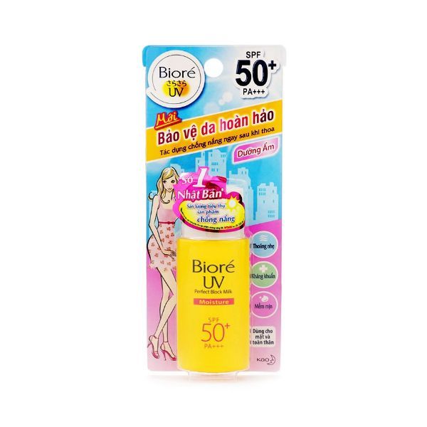 Sữa Chống Nắng Bảo Vệ Da Hoàn Hảo Bioré - Dưỡng Ẩm (25ml)
