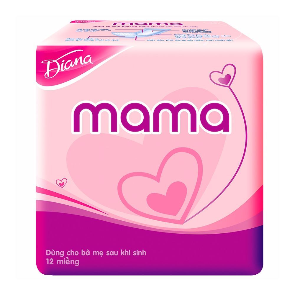 Băng Vệ Sinh Diana Mama - Dùng Cho Bà Mẹ Sau Sinh (12 Miếng)